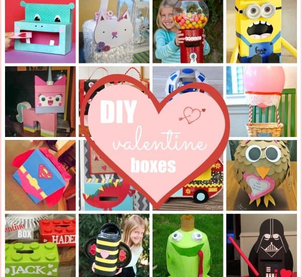 Looking for inspiration to make your kids' Valentine Boxes? We've got you covered. via createcraftlove.com