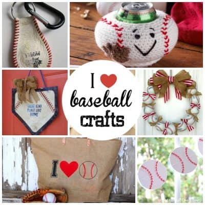 These Baseball Crafts are sure to hit one out of the park! via createcraftlove.com