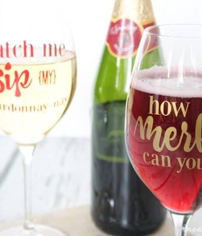Whatever happens while drinking from these Girls Night Out Wine Glasses, stays with these Girls Night Out Wine Glasses. via createcraftlove.com