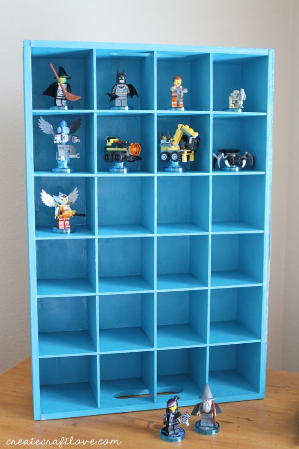 Organize some of the clutter with this Lego DImensions Storage Idea! via createcraftlove.com