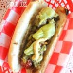 It is the smell coming off these grills that remind of Wrigley the most, so when baseball season comes around, I like to cook some of these Chicago Hotdogs and enjoy the smells of Wrigley Field.