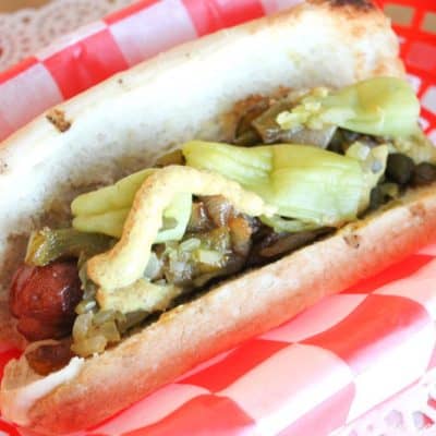It is the smell coming off these grills that remind of Wrigley the most, so when baseball season comes around, I like to cook some of these Chicago Hotdogs and enjoy the smells of Wrigley Field.