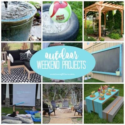 These Outdoor Weekend Projects won't take any time at all!