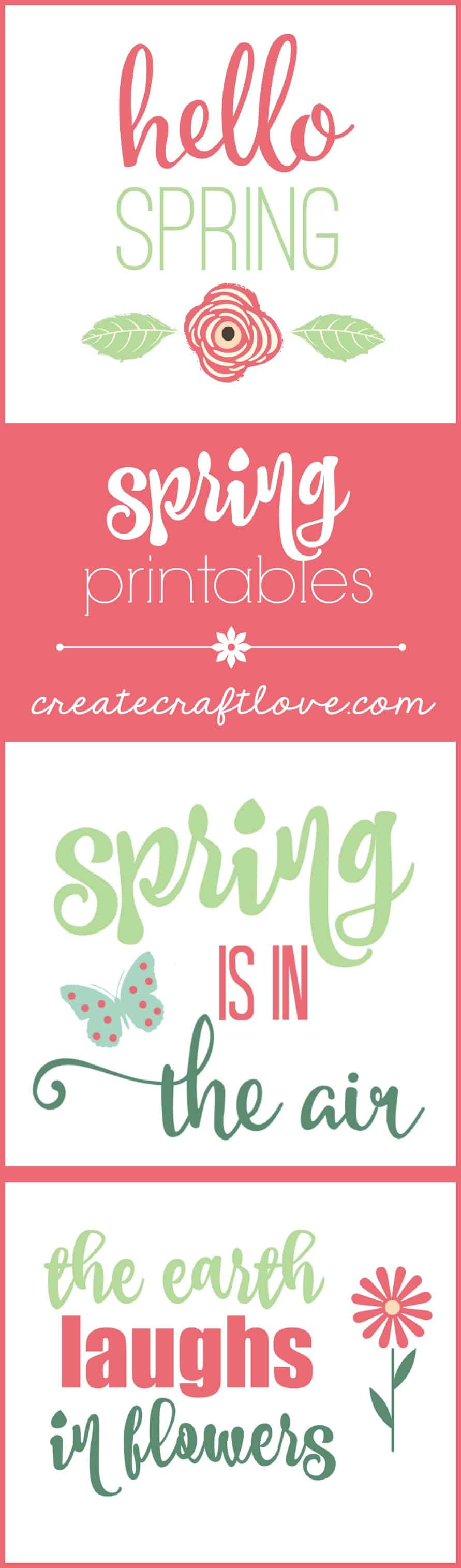15 Cute Free Spring Printables- These spring wall art prints are an easy (and inexpensive) way to get your home ready for spring! | spring decor, spring art prints, Easter decor, Easter art prints, #freePrintables #wallArt #spring #decor #ACultivatedNest