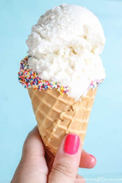 Throw together some of your favorite sweet combos and make your own Hand Dipped Ice Cream Cones!