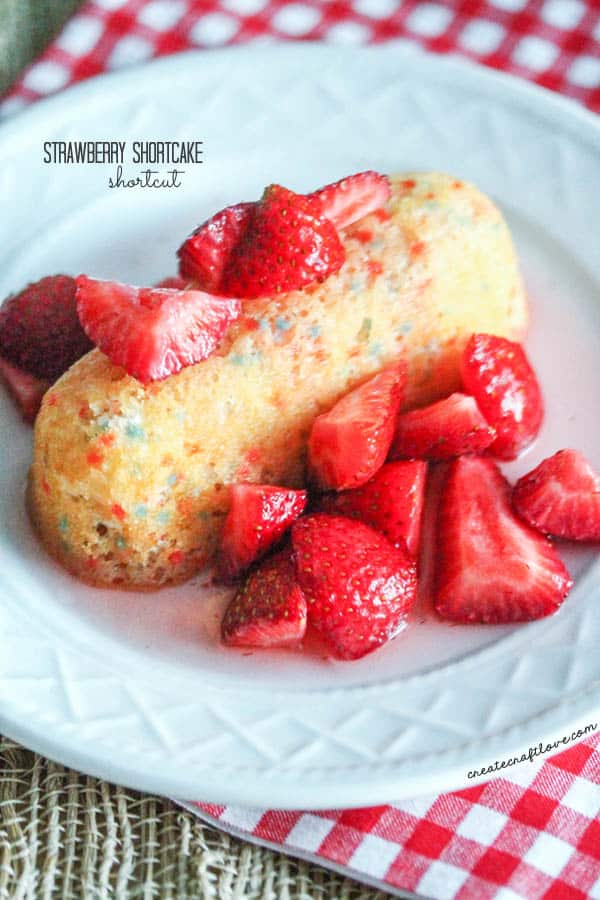 Strawberry Shortcake Shortcut - the secret to perfect dessert every time!
