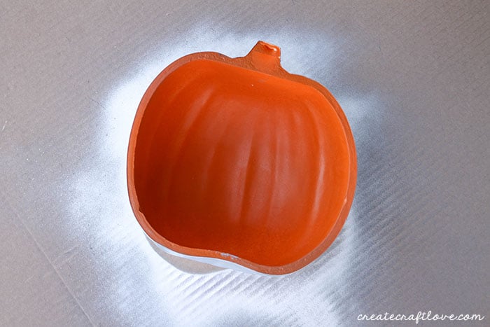turn pumpkin over