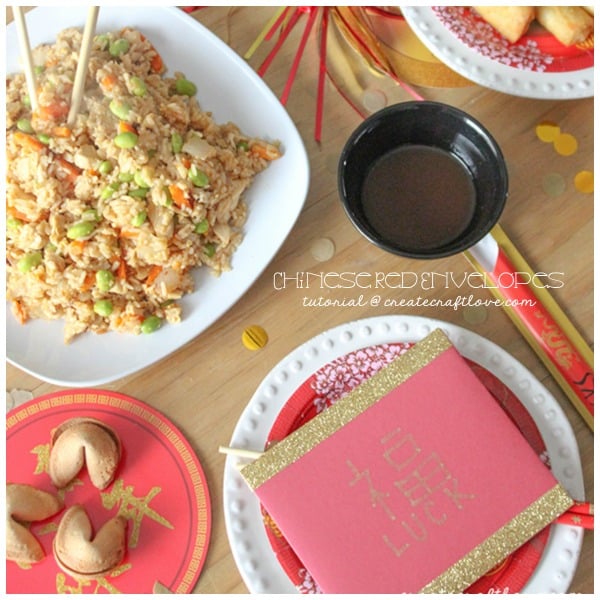 Celebrate the Chinese New Year with these DIY Red Envelopes, family, food,, and fun! #spon #wokwednesday