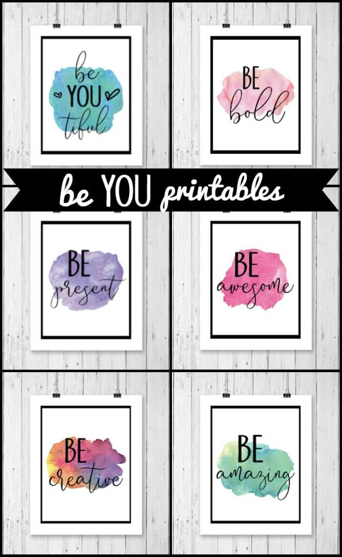 Be YOU Printables