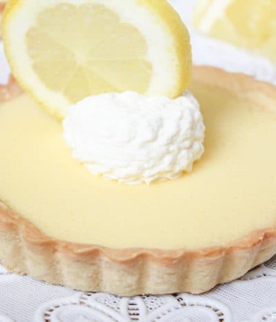 Looking for cool, refreshing summer desserts, I came across the lemon tart recipe and decided to try it out.