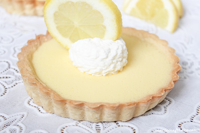 Looking for cool, refreshing summer desserts, I came across the lemon tart recipe and decided to try it out.