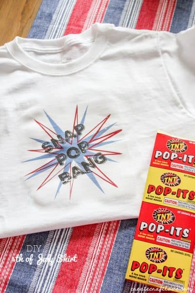Learn how to upload your own images into Cricut Design Space to create an adorable 4th of July Shirt!
