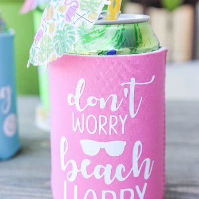 Personalized Can Koozies tutorial!
