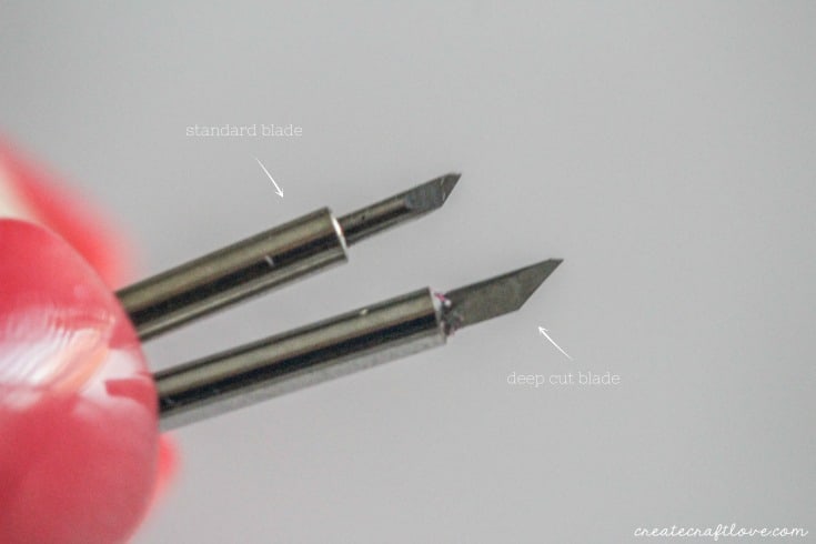 standard blade vs. deep cut blade to cut craft foam earrings