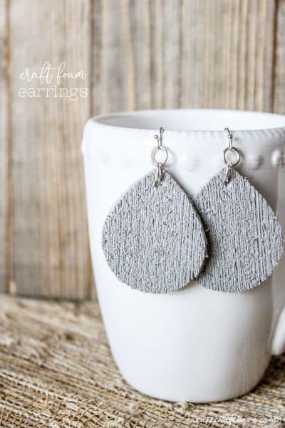 Create and customize your jewelry with these Cricut Craft Foam Earrings!  