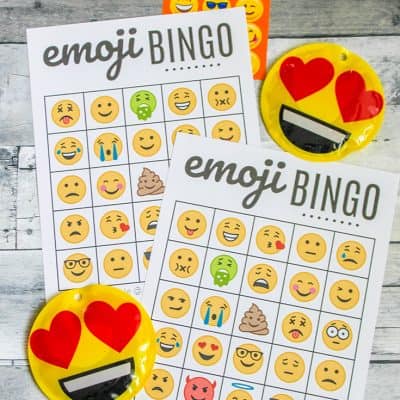 Grab your FREE Emoji Bingo Printable!!