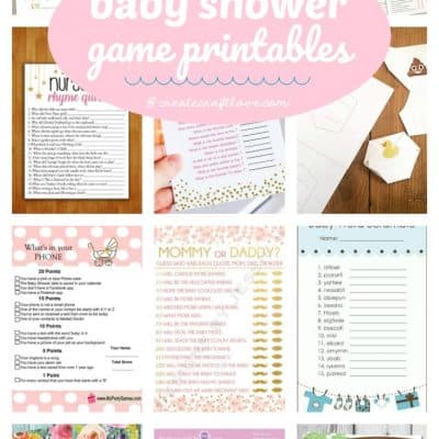These Baby Shower Game Printables are great for baby showers or sprinkles and are a great way to break the ice!
