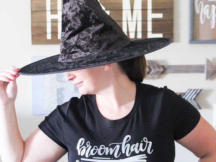 Creating your own Halloween Shirt has never been easier than with Cricut Easy Press!