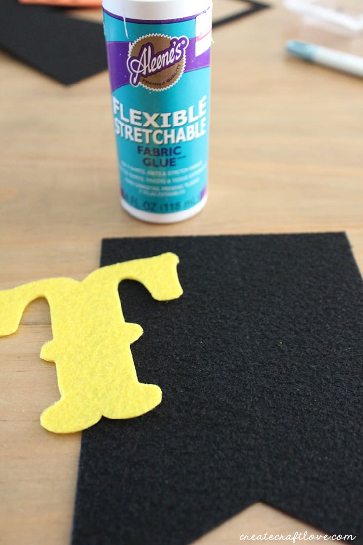 Fabric glue used to assemble 