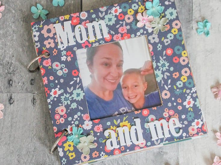 Melt Mom's heart with this DIY Mothers Day Photo Album!  We created free printable questionnaire stickers to personalize each project!