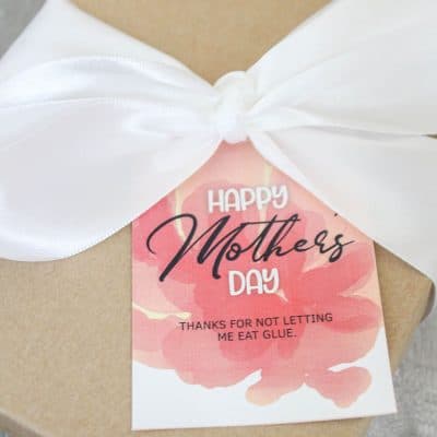 These Mother's Day Printable Gift Tags are hysterical and a great way to top off those gifts and packages for Mom!