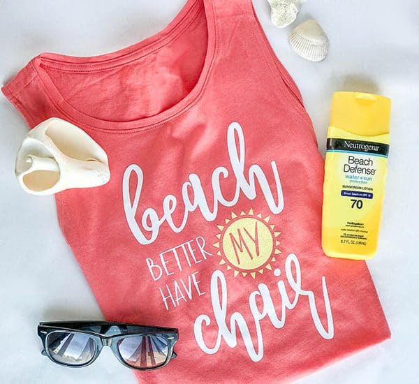 beach shirt svg cut file