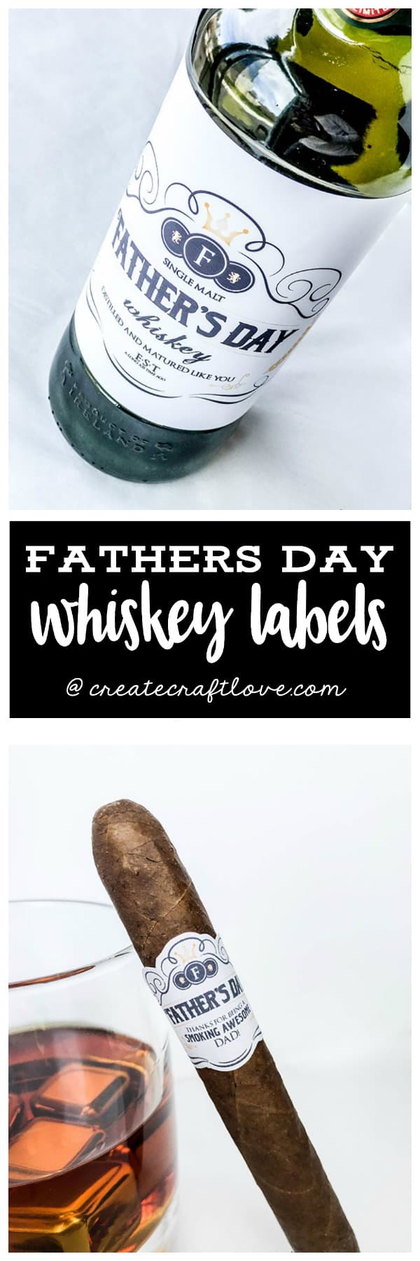 urprise the whiskey lover in your life this Fathers Day with our custom Whiskey Labels!