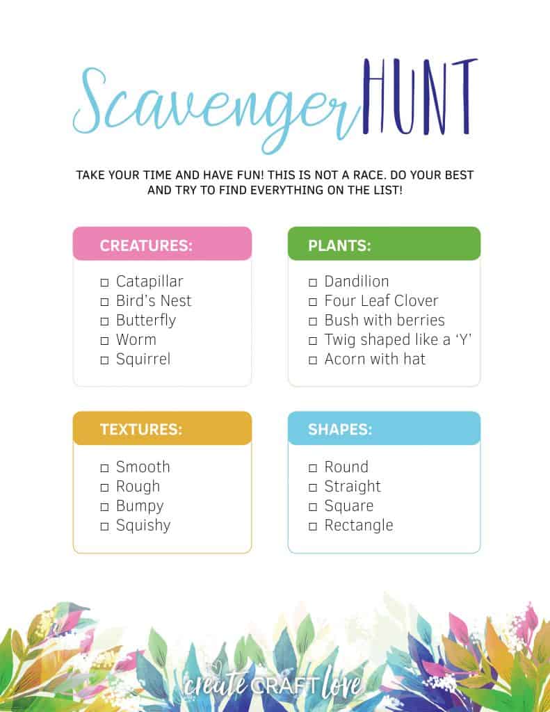 Cure summer boredom with out Summer Scavenger Hunt Printable!