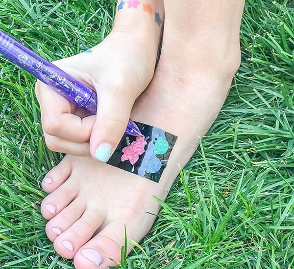 using your diy tattoo pen stencils