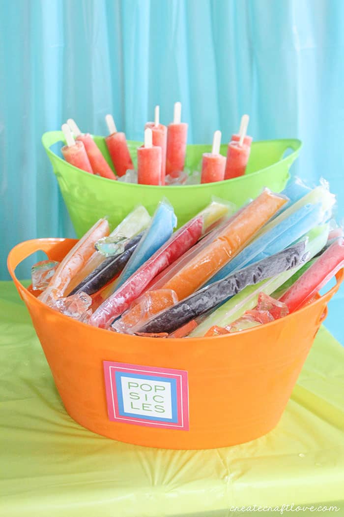 popsicles for the popsicle party