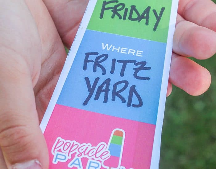 popsicle party custom invitations