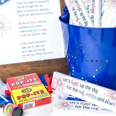 4th of July Sparkler Printables for your independence day party!