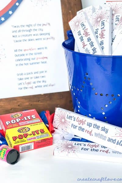 4th of July Sparkler Printables for your independence day party!