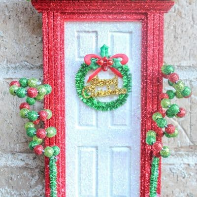 Welcome back your favorite elf this holiday season with this Elf Door!  The kids will go nuts!