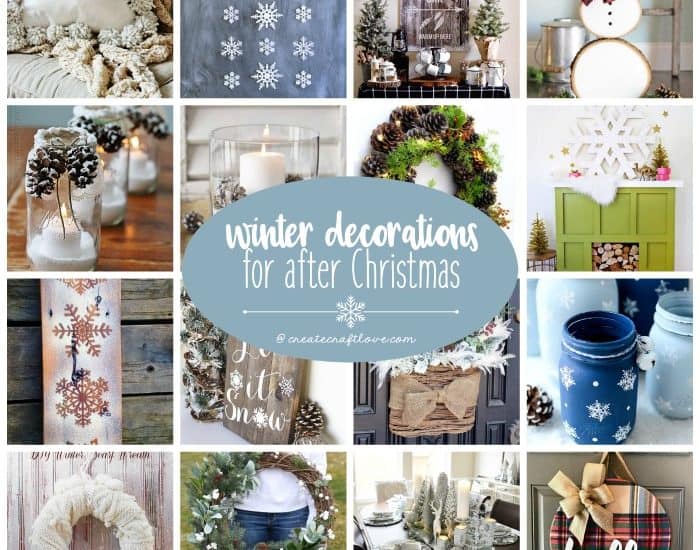 Winter Decorations for After Christmas