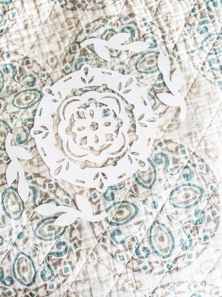 Design used for DIY Bedroom Curtains