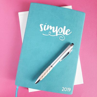 Word of the Year Journal with your Cricut