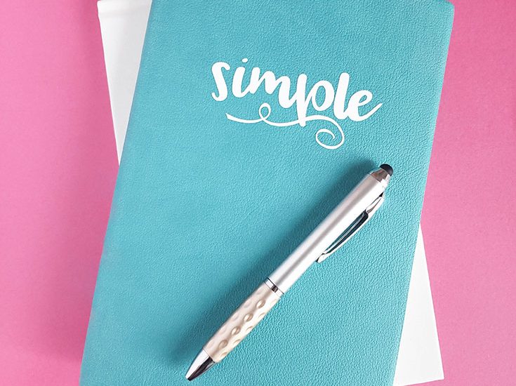 Word of the Year Journal with your Cricut