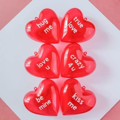 Conversation Heart Valentine Treat Box