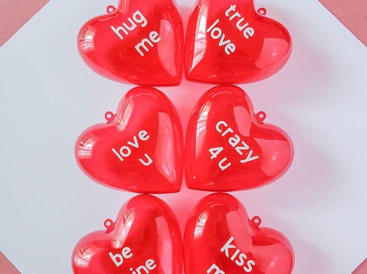 Conversation Heart Valentine Treat Box