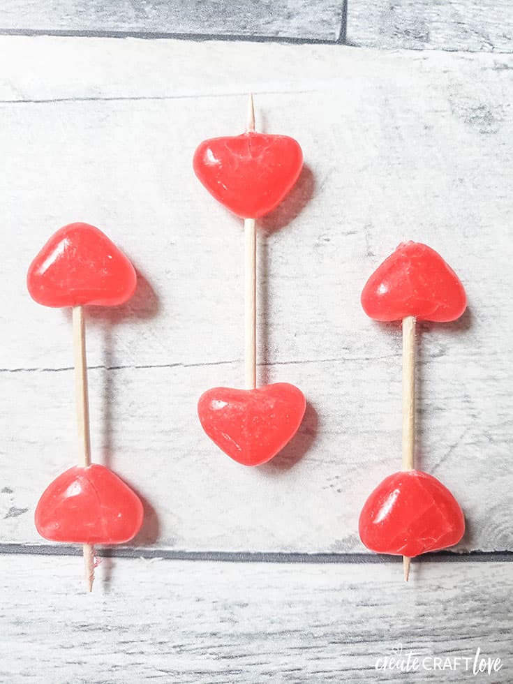 Jelly Bean Valentine Printable Arrows