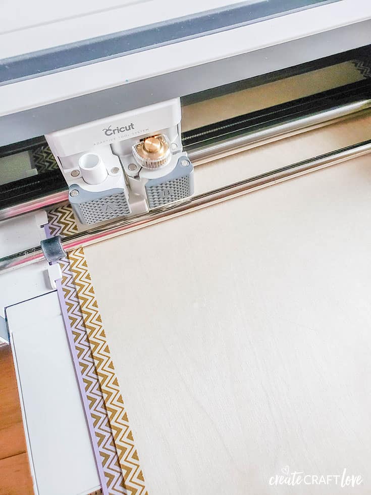 secure edges of material when working with cricut knife blade