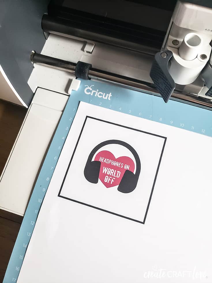 Print and Cut file for DIY Headphones Case