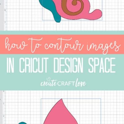 How to contour images in Cricut Design Space! #cricut #designspace