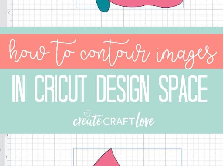 How to contour images in Cricut Design Space! #cricut #designspace