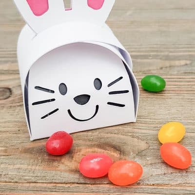 Paper Bunny Box for Easter
