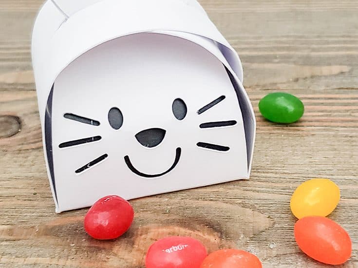 Paper Bunny Box for Easter