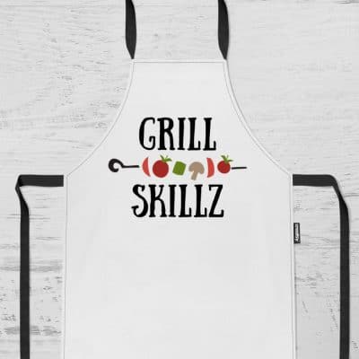 DIY Grill Apron and FREE SVG File! #cricut #cricutmade #freesvgfile