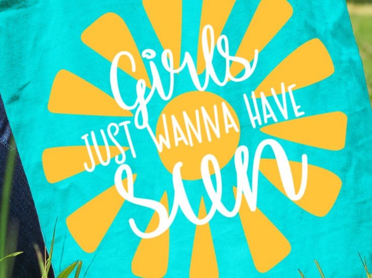 DIY Summer Tote Bag with Cricut