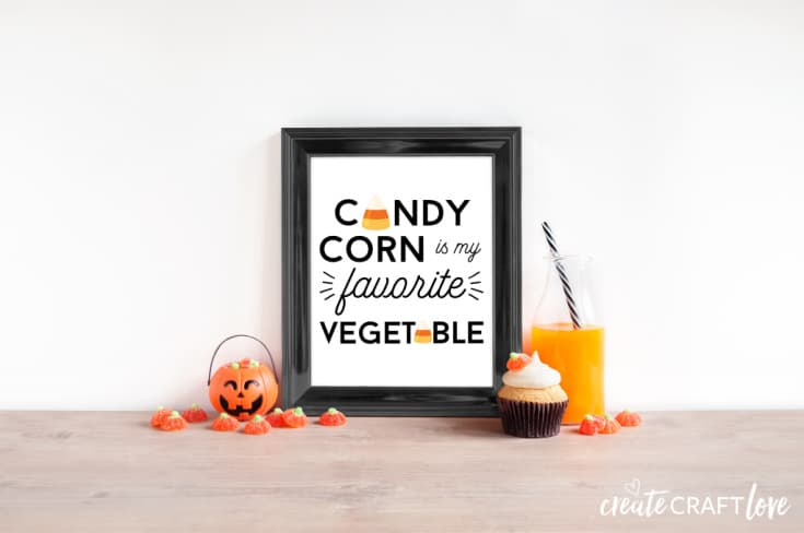 Candy Corn Printable for Halloween